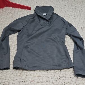 Spyder Charcoal Gray Fleece Pullover